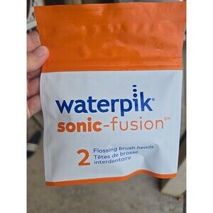 Waterpik Sonic-Fusion Replacement Flossing Brush Heads COMPACT WHITE Genuine